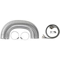 Certified Appliance Accessories CERT77004 Electric Dryer Duct Kit with 5 Foot Vent Duct and 6 Foot 3-Wire 30 Amp Power Cord