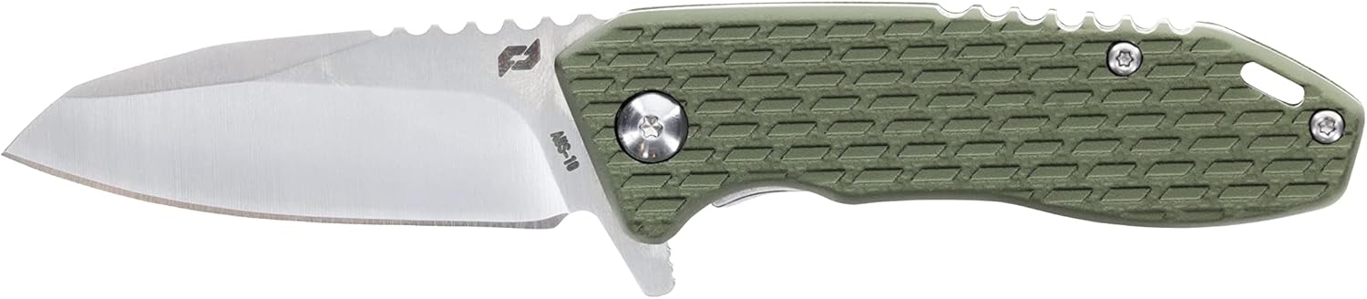 Schrade Delta Class Tenacity Folder 6in with 2.5in AUS-10 Steel Blade and Aluminum Handle for EDC