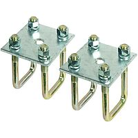 CE Smith - Axle Tie Plate Kit - 2 Tie Plates, 4 U-Bolts, 8 Nuts and Lock Washers for 1-1/2" Square Axle