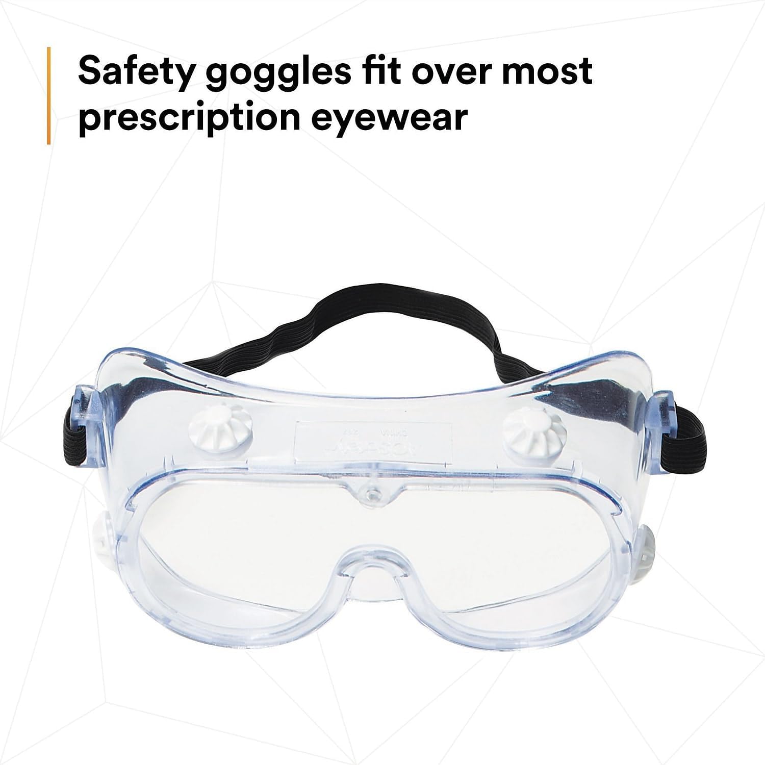 3M Safety Splash Goggle 334 40660-00000-10 Clear Lens 10 ea/case