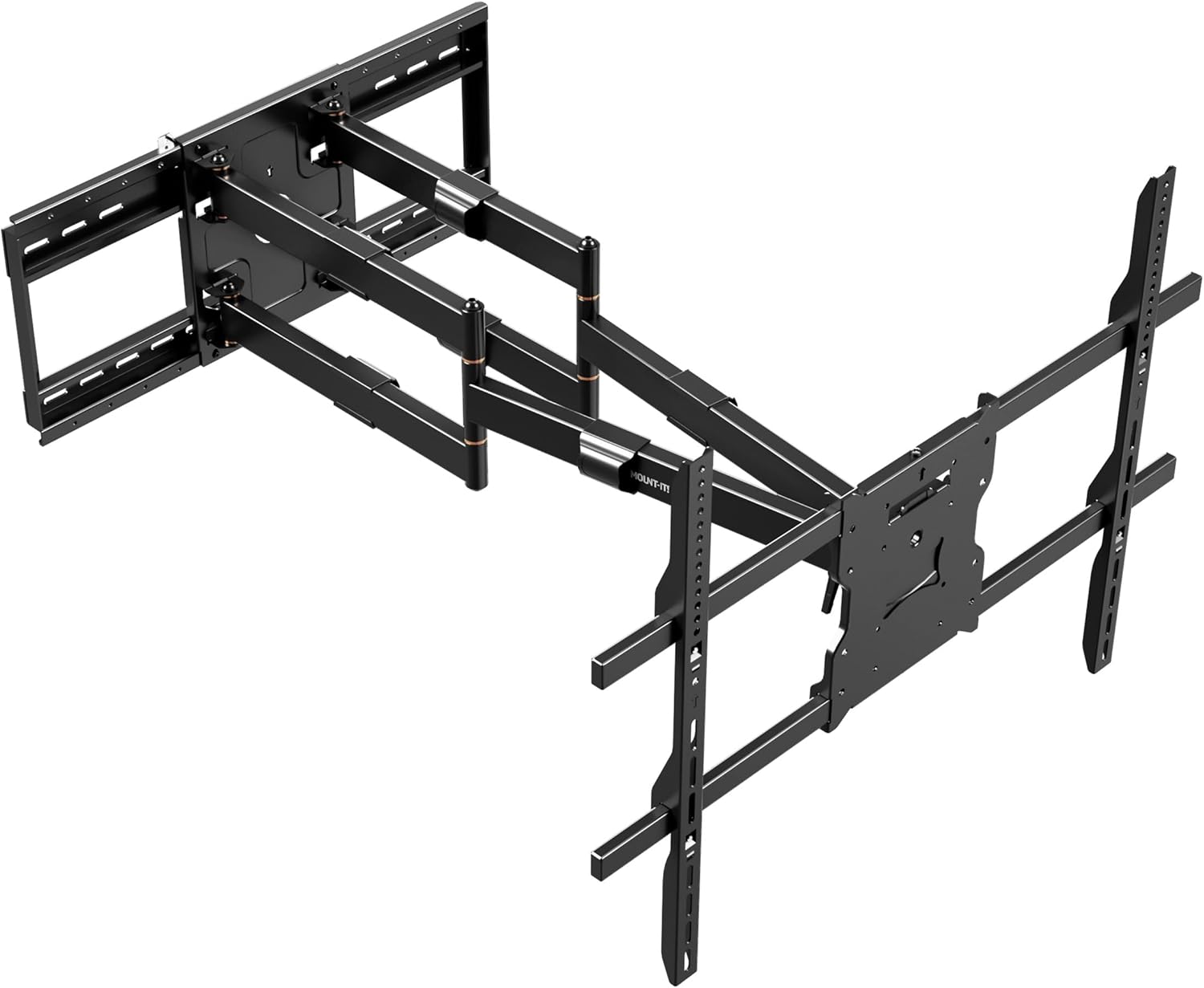 Mount-It! Full Motion TV Wall Mount with 39 Inch Long Extension Arms - 275 Lbs Capacity Heavy Duty Dual Arm TV Mount | Large