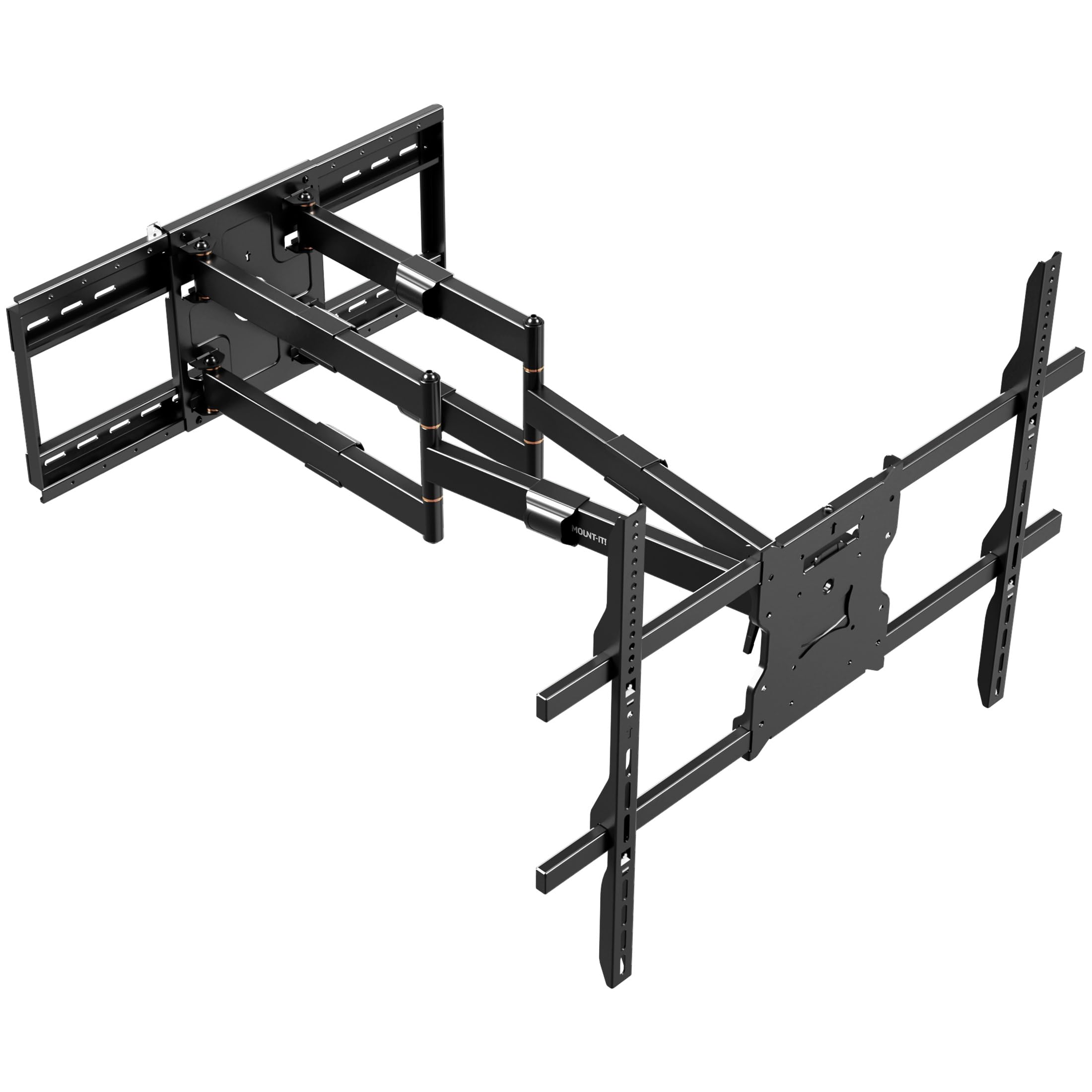 Mount-It! Full Motion TV Wall Mount with 39 Inch Long Extension Arms - 275 Lbs Capacity Heavy Duty Dual Arm TV Mount | Large