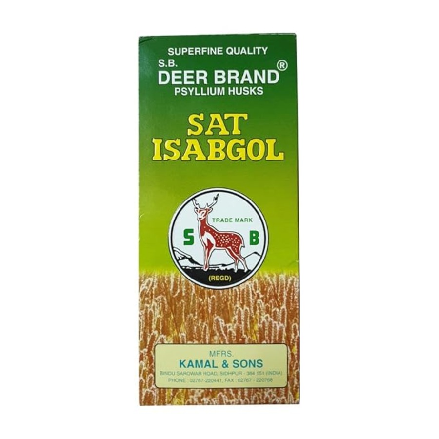 Deer Brand Sat Isabgol - Pure Psyllium Husk 100g