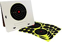 BIRCHWOOD CASEY Shoot-N-C Deluxe Target Kit for Shooting - Easy to Assemble Heavy-Duty Self-Standing Cardboard A-Frame