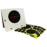 BIRCHWOOD CASEY Shoot-N-C Deluxe Target Kit for Shooting - Easy to Assemble Heavy-Duty Self-Standing Cardboard A-Frame