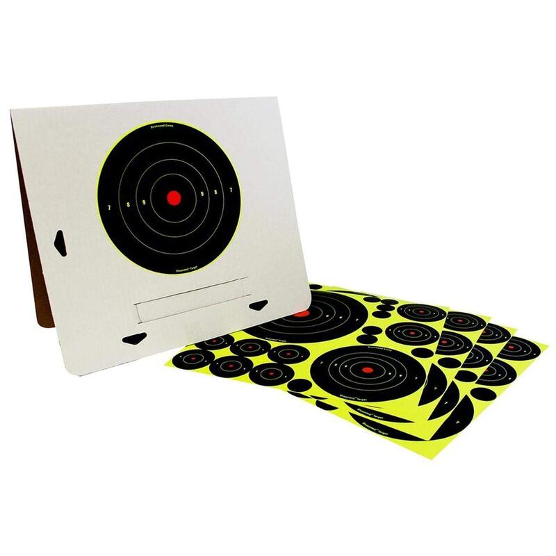 BIRCHWOOD CASEY Shoot-N-C Deluxe Target Kit for Shooting - Easy to Assemble Heavy-Duty Self-Standing Cardboard A-Frame