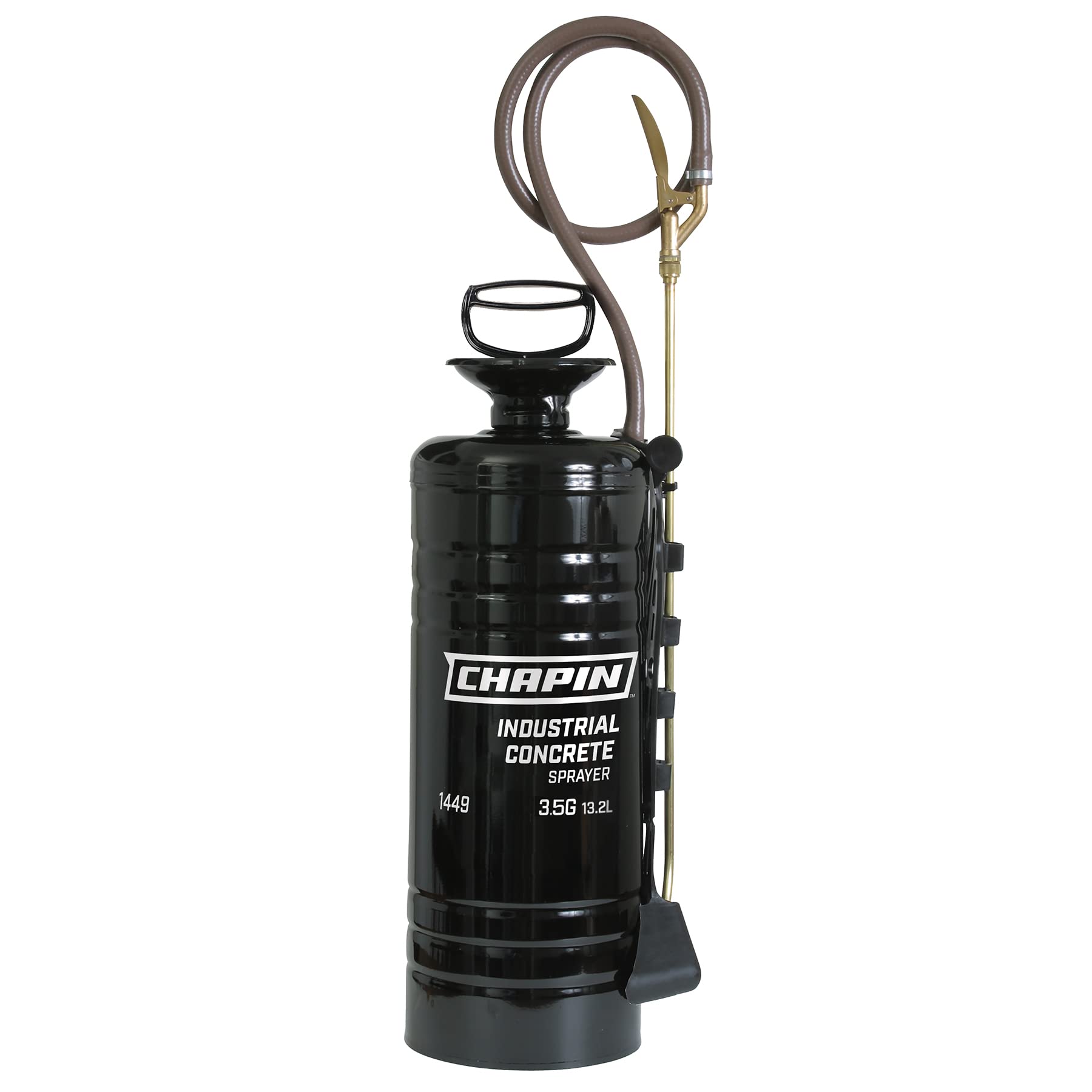 Chapin 1449 Made in The USA Industrial and Professional 3.5-Gallon Concrete and Sealer Pump, Funnel Top Sprayer, Brass Wand