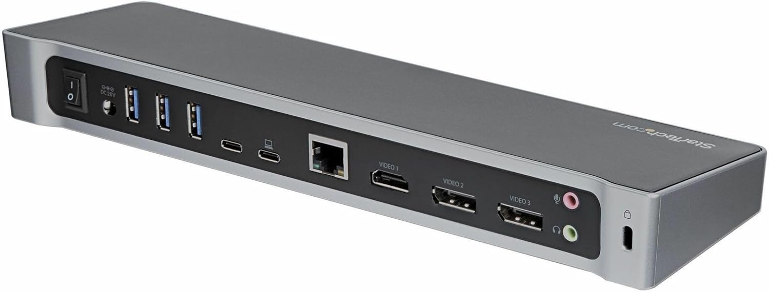 StarTech.com Universal USB-C Laptop Docking Station (Dual & Triple Monitor)