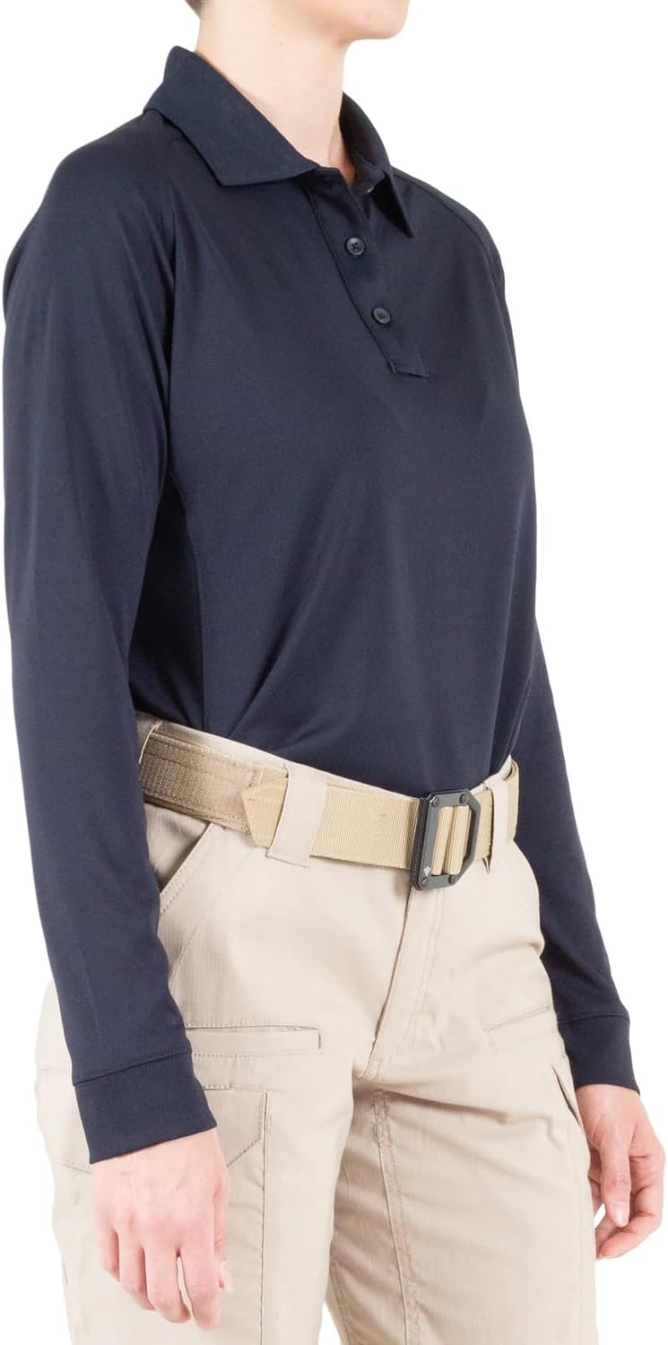 First Tactical Women's Performance Long Sleeve Polo