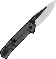 Kershaw Thermal Folding Pocket Knife, 2.95 in Gray PVD Finish Blade, Assisted Opening, Pocketclip, Every Day Carry