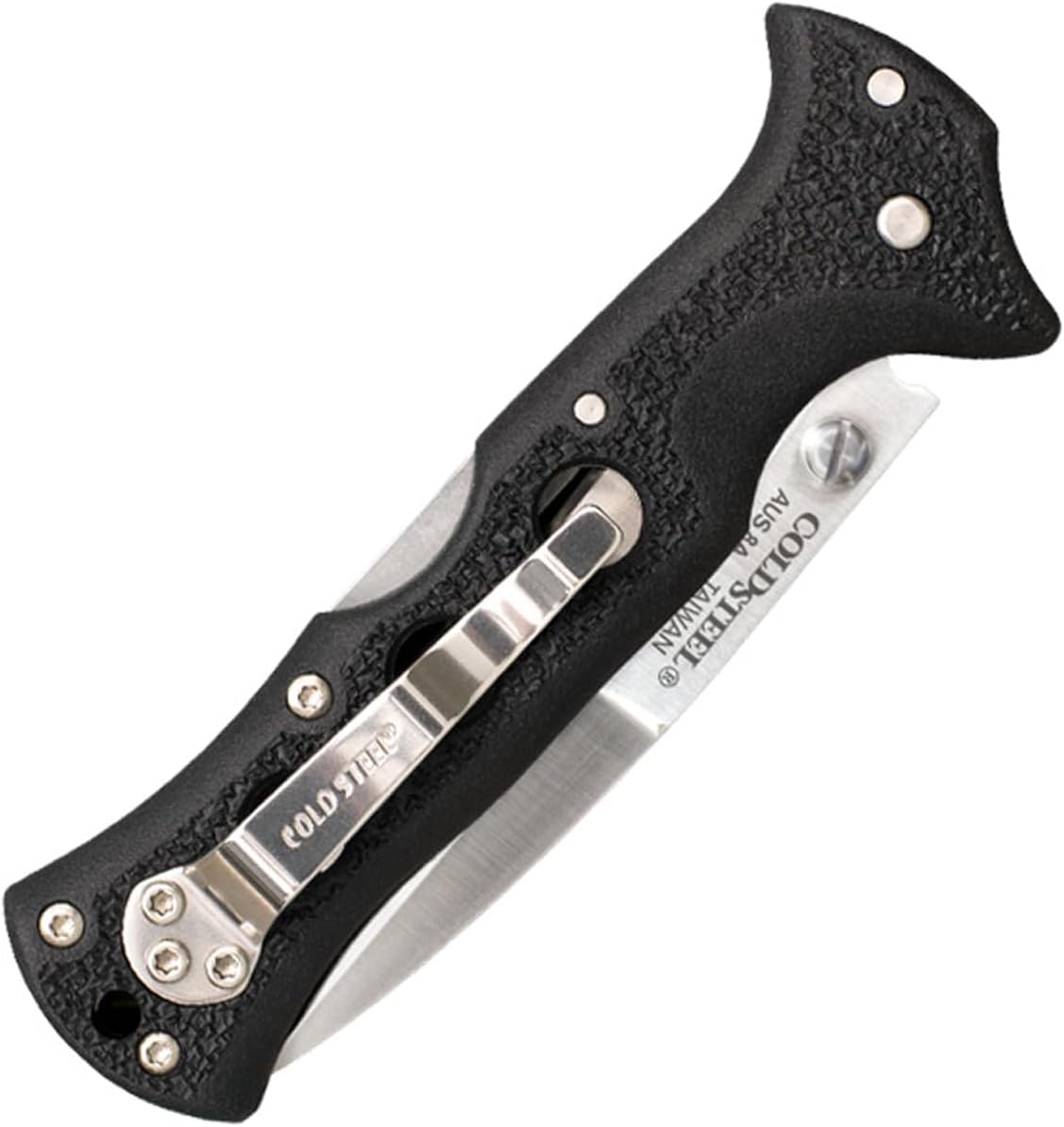 COLD STEEL Counter Point 2 3" Japanese AUS8A Razor-Sharp Blade 3.875" Griv-Ex Handle Narrow Blade Folding Knife withTri-Ad