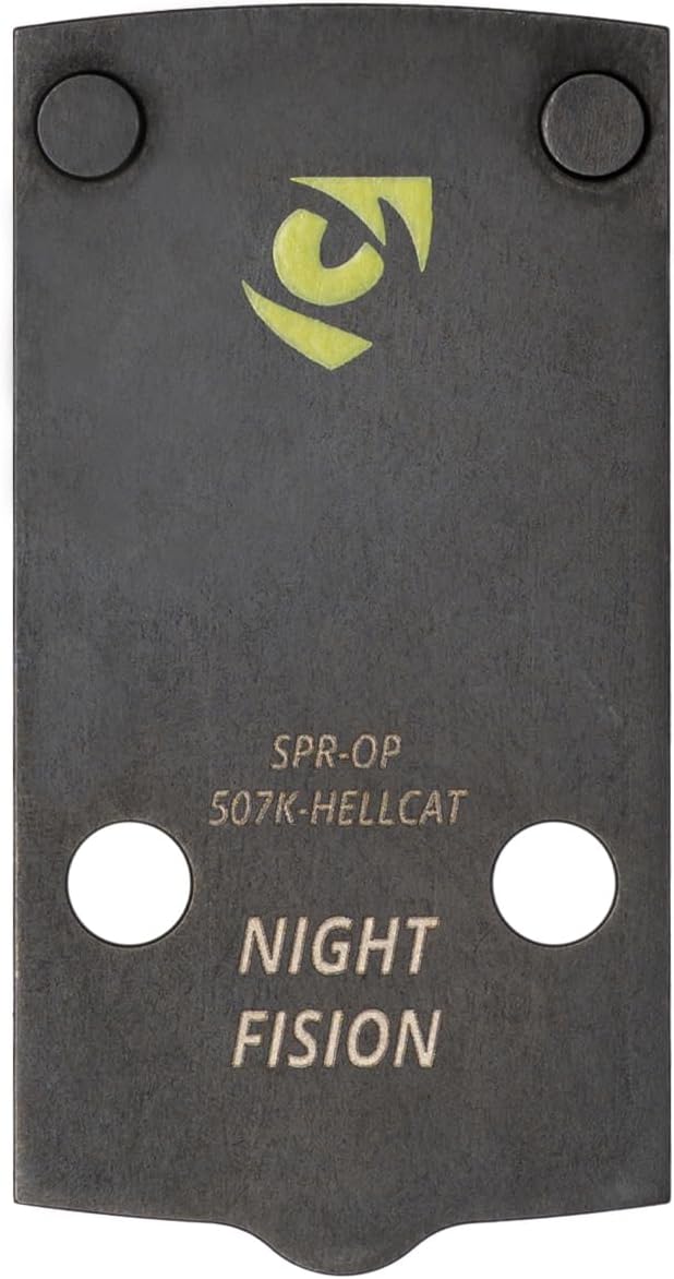 Night Fision Optic 17-4 Stainless Steel Handgun Mounting Plates for Red Dot Sights | Extra Screws - 507K/407K