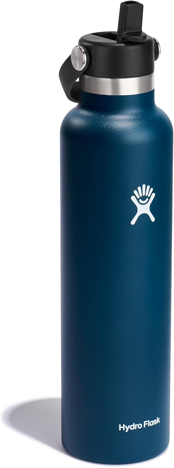 Hydro Flask Insulated Stainless Steel Water Bottle with Flex Straw Cap