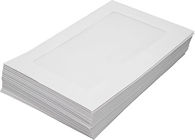 LUXPAPER Full-Face 6 x 9 Window Envelopes