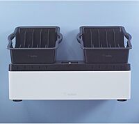 Belkin Store and Charge Go with Fixed Dividers - Space-Saving Wall Mount w/ 10-Device Base and Back Indent for Easy Mounting