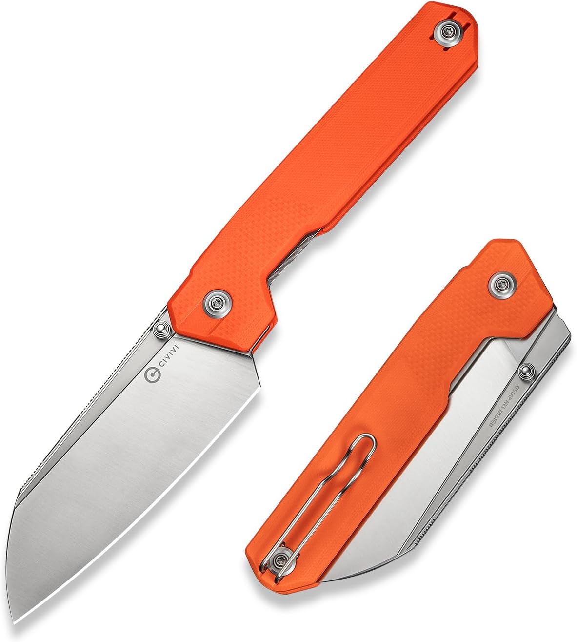 CIVIVI Hid Folding Pocket Knife 4.14in 14C28N Blade G10 Handle