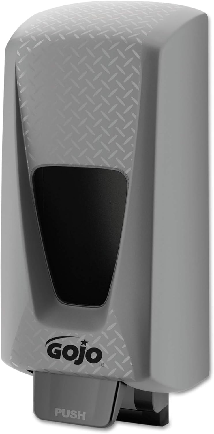GOJO PRO TDX 5000 Push-Style Dispenser, Gray, for 5000 mL GOJO PRO TDX Hand Cleaner/Hand Soap Refills (Pack of 1) - 7500-01