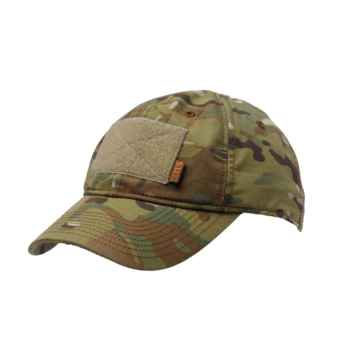 5.11 Tactical Flag Bearer Cap, Soft Crown & High Curved Brim, One Size, Style 89406 Multicam