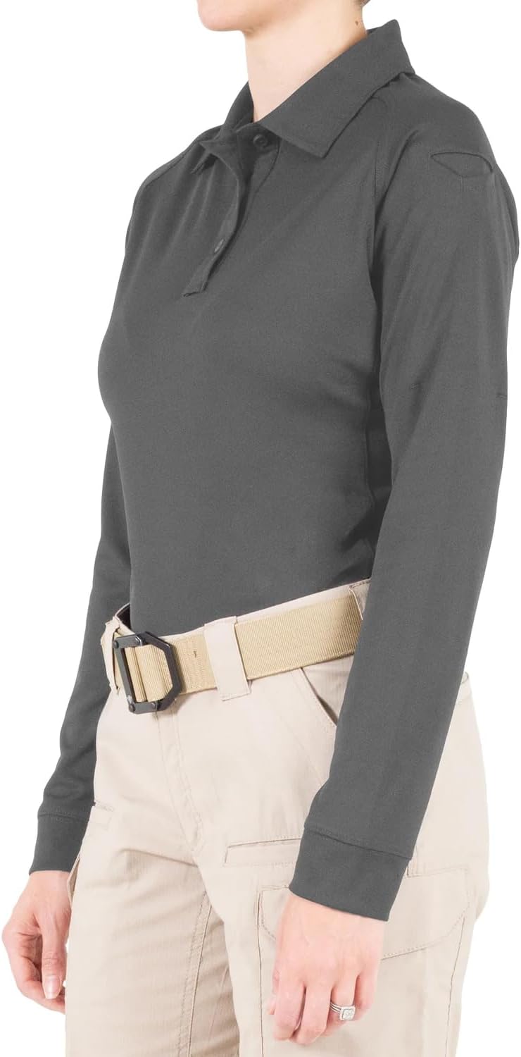 First Tactical Women's Performance Long Sleeve Polo
