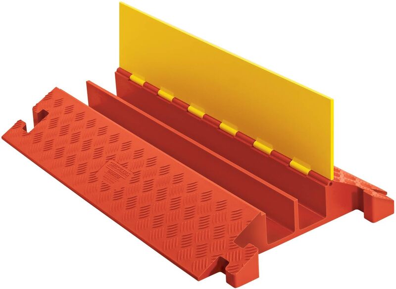 Checkers 2 Channel Industrial Drive Over Cable Protector for 3.25" Lines