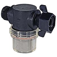 Shurflo by Pentair Swivel Nut Strainer - 1/2" Pipe Inlet - Clear Bowl