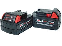 Milwaukee M18 48-11-1850 5.0 AH Batteries 5.0 18V 48-11-1852 (2 pack) 2 Count (Pack of 1)
