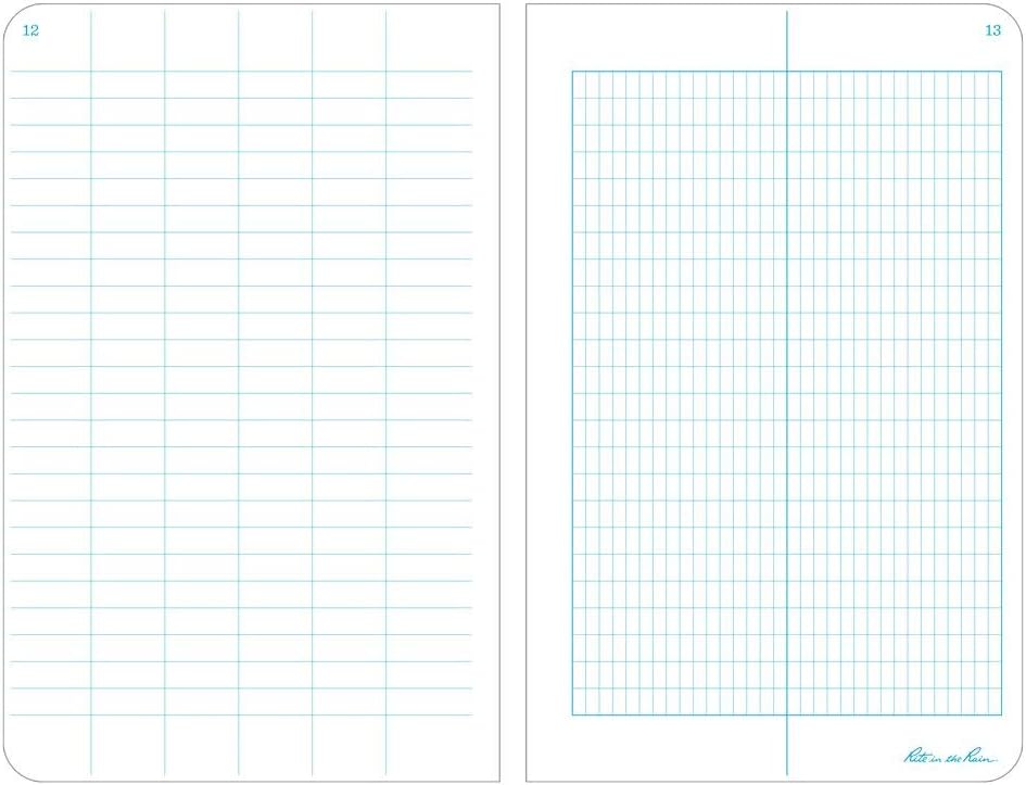 RITE IN THE RAIN Weatherproof Hard Cover Notebook, 4.75" x 7.5"