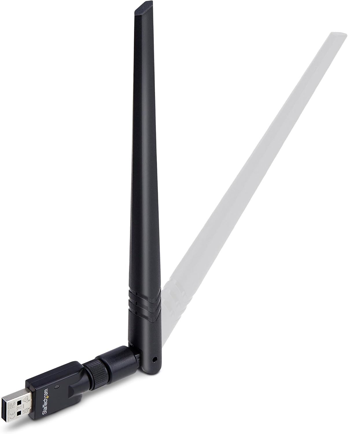 StarTech.com USB Bluetooth 5.3 Adapter, Class 1, USB Bluetooth Dongle for PC/Laptop, Use with Keyboard/Mouse, Windows/Linux