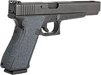 Hogue 17129 Glock 17, 17L, 18, 22, 24, 31 - Wrapter Grit Adhesive Grip - Black - Small Frame Full Size Generation 1-2