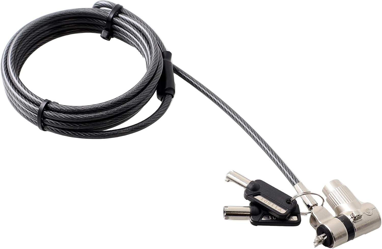 CODi Universal 3-in-1 Keyed Cable Lock for Laptops – Fits Standard, Noble
