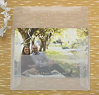 JAM PAPER Translucent Vellum Invitation Envelopes - Clear
