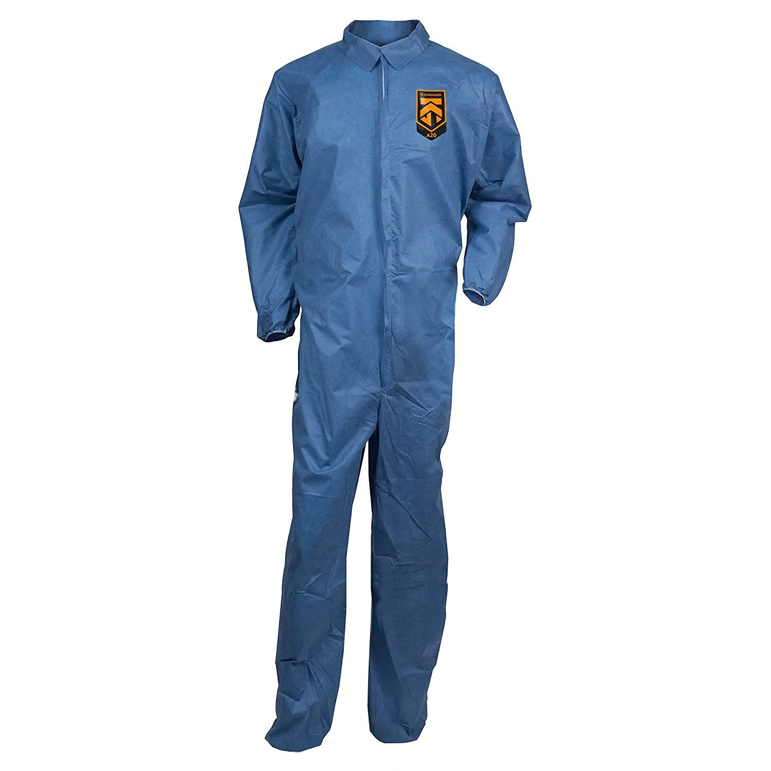 Kimberly-Clark Professional KleenGuard A20 Microforce Particle Protection Coveralls, X-Large, Denim Blue