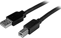 StarTech.com 15m / 50 ft Active USB 2.0 A to B Cable - Long 15 m USB Cable - 50 ft USB Printer Cable - 1x USB A (M)