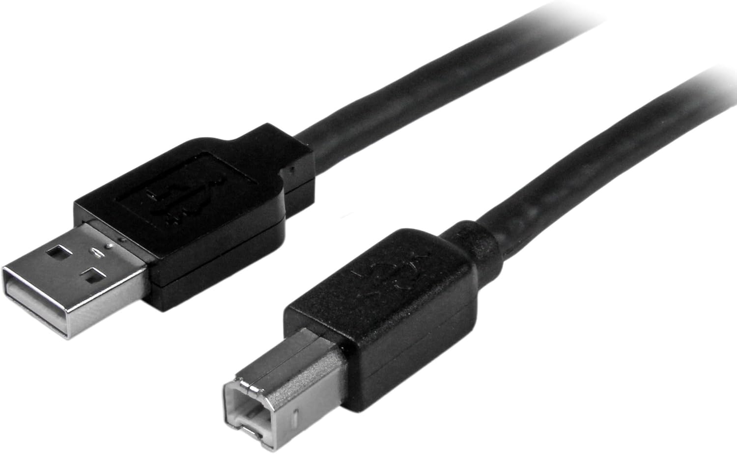 StarTech.com 15m / 50 ft Active USB 2.0 A to B Cable - Long 15 m USB Cable - 50 ft USB Printer Cable - 1x USB A (M)