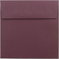 JAM PAPER Color Square Invitation Envelopes