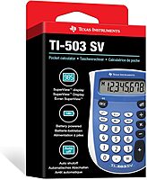 Texas Instruments TI-503 SV Standard Function Calculator 1 Count (Pack of 1)