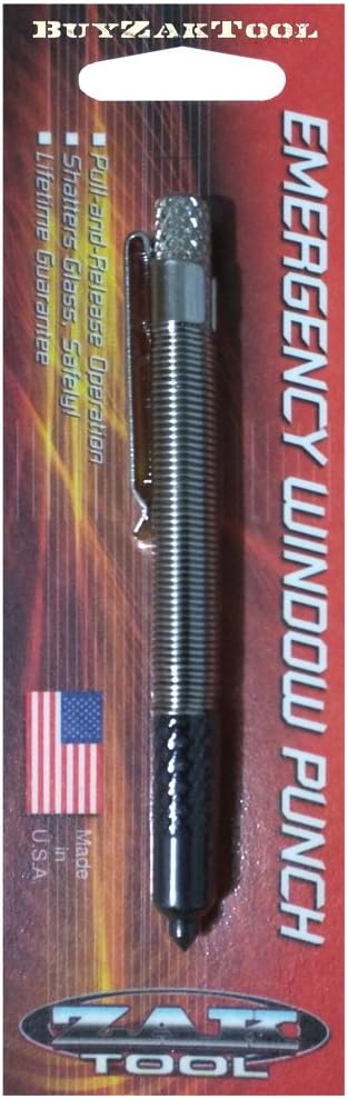 ZAK TOOL ZT57P Pocket Window Punch, Stainless Steel