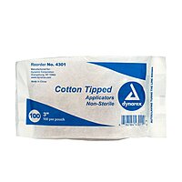 First Aid Only 25-400 Cotton Tipped Applicator with 3 Wooden Shaft (Bag of 100)