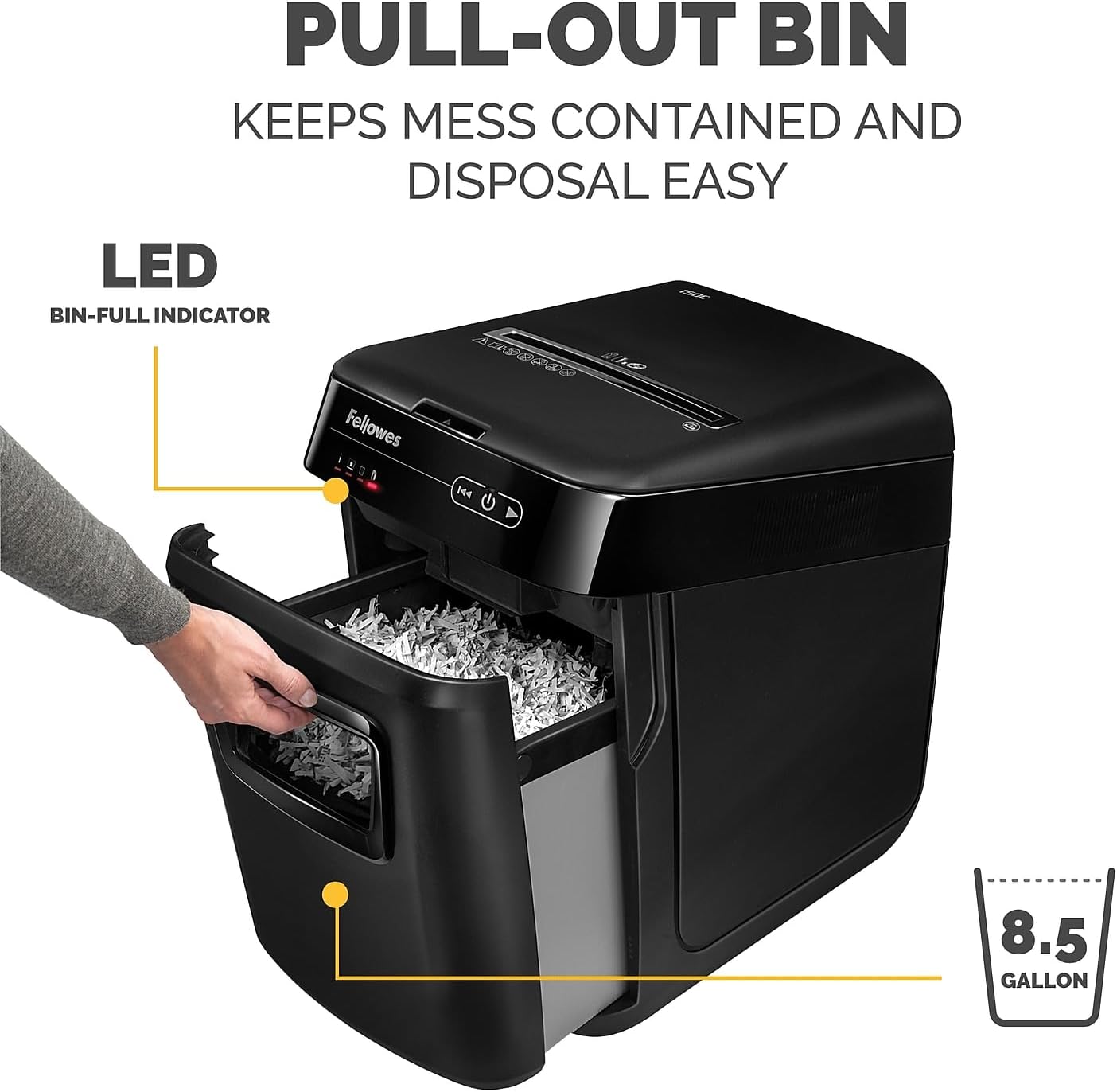 Fellowes 150-Sheet Cross-Cut 150C AutoMax