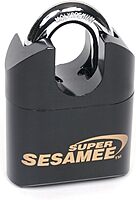 CCL Sesamee 4 Dial Bottom Resettable Combination Brass Padlock