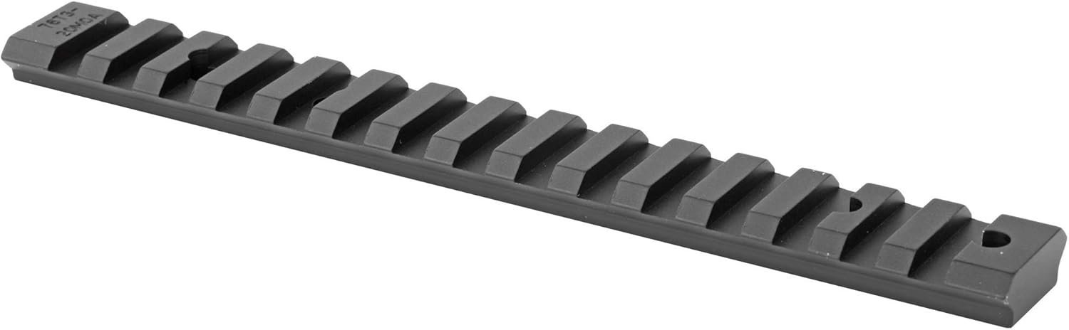 WARNE 76T3-20MOA Tikka T3 1 Piece Mountain Tech Tactical Rail, Tapered 6-48 Screws, 7075/T6 Aluminum