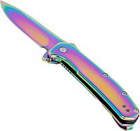 KERSHAW Outcome Pocket Knife, 2.8 inch Stainless Steel Blade, Assisted Opening