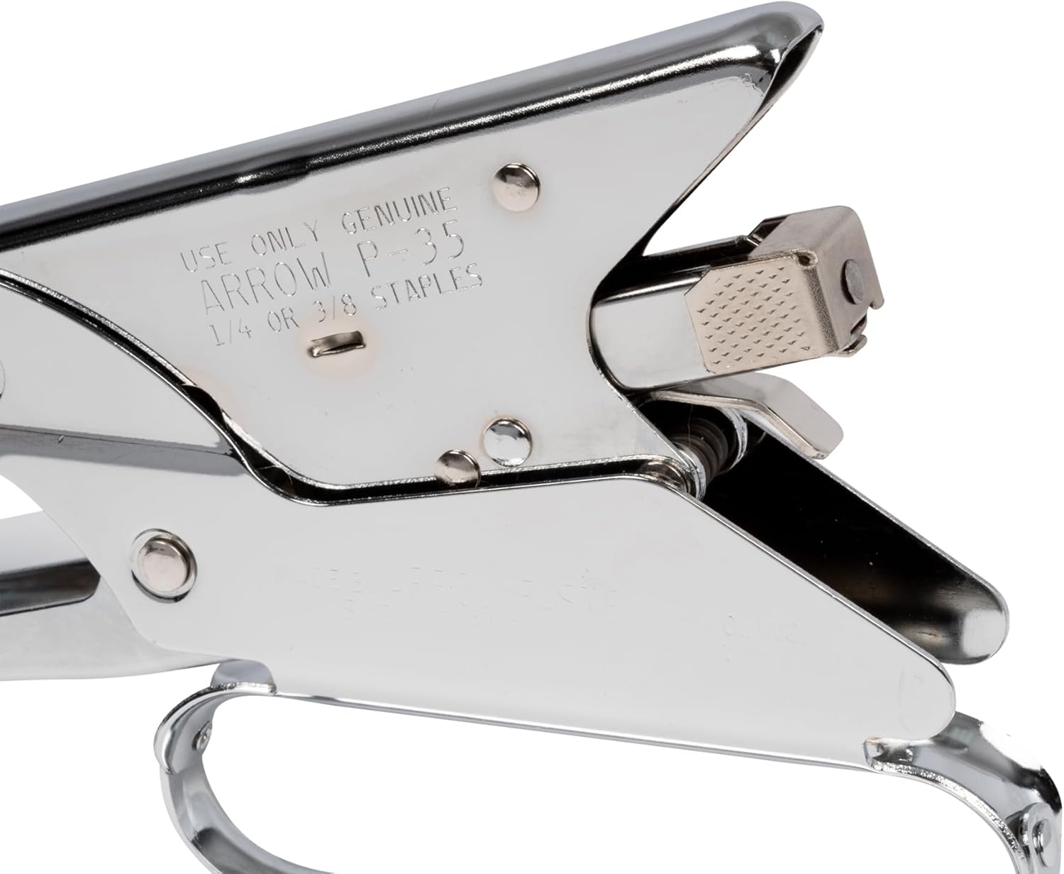 Arrow P35 Heavy Duty Handheld Plier Stapler for Crafts, Office, and Insulation, Uses 1/4-Inch and 3/8-Inch Staples