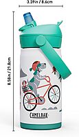 CAMELBAK Thrive Flip Straw Kids Stainless Steel Water Bottle