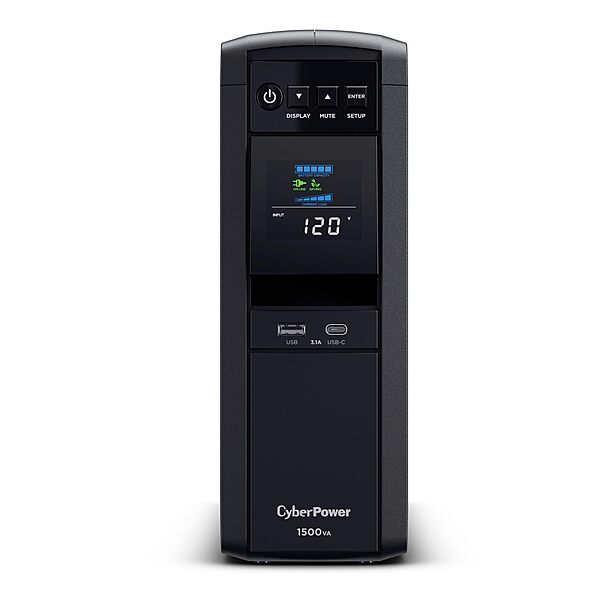 CyberPower PFC Sinewave UPS Battery Backup and Surge Protector, Mini-Tower