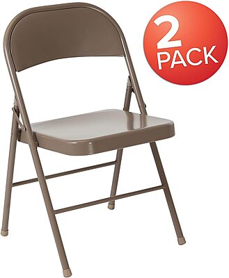 Flash Furniture HERCULES Series Double Braced Metal Folding Chair