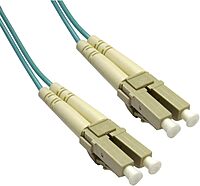 Add-On Computer Products Add-On Computer 3m Laser Optimized Multi-Mode Fiber Duplex LC/LC OM4 Aqua Patch Cable
