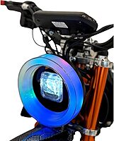 Kids' Electric Dirt Bike | Pro-Racing Style | Off-Road High-Torque Motor | 60KM/H Potential Performance | Digital LCD Display | Adjustable Suspension | Ages 5–12 (Black & Orange)