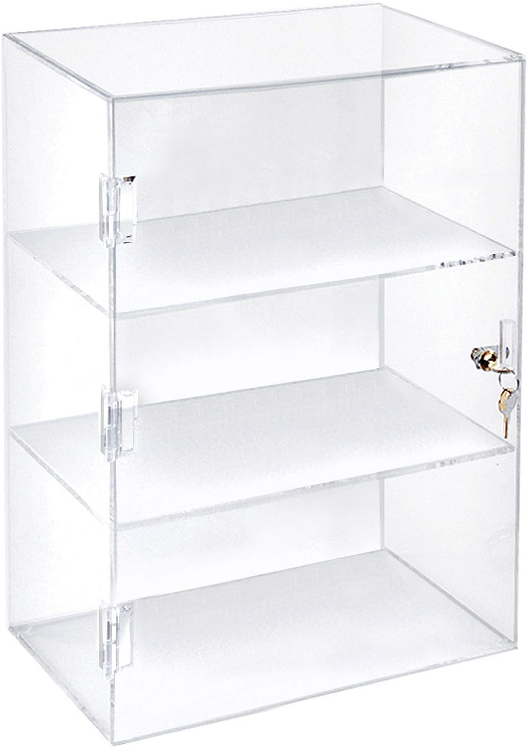 AZAR DISPLAYS Acrylic Lockbox Countertop Display Case, Clear