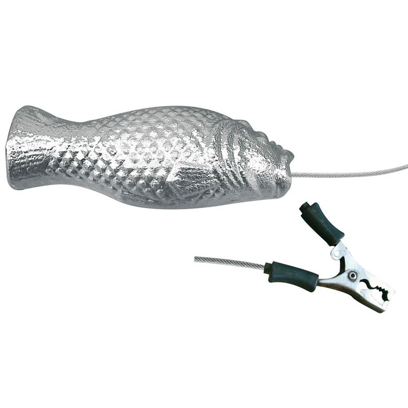 Tecnoseal Grouper Suspended Anode w/Cable & Clamp - Zinc